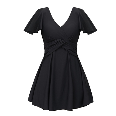 BE范德安大码显瘦度假裙式泳衣