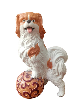 陶瓷生肖可爱招财风水镇宅狗摆件