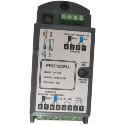 PHOTOCELL光电传感器MODEL:DF-218E AC/DC12-36V 10M 安全光线议