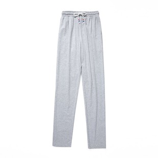 黑色裤子女夏天超薄小脚棉质直筒运动裤春秋宽松加长版高个子休闲