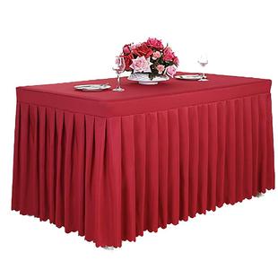 会议桌布长方形长条室桌商务展会桌套罩简约瑞典定制绒布布艺桌裙