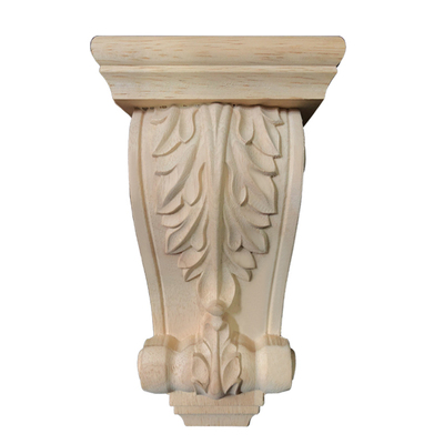 东阳木雕欧式柱头梁托冒头雕花