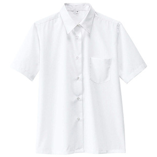 C牌CECILE日本jk制服尖领衬衫女生短袖校服班服学院风免烫衬衣