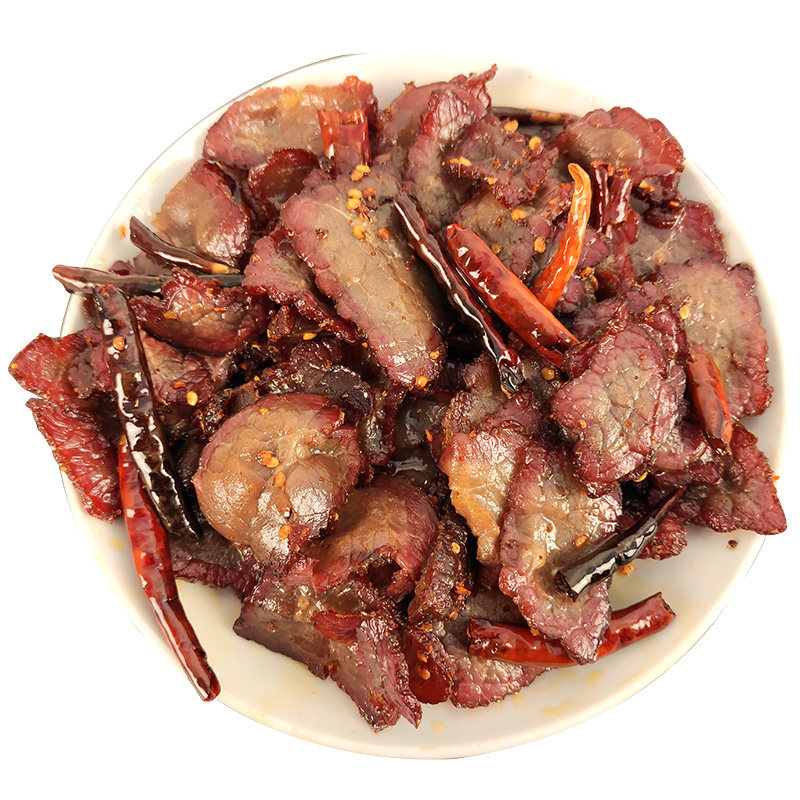 牛干巴云南特产麻辣牛肉干普洱磨黑雪花小黄牛肉风干食品手撕牛肉