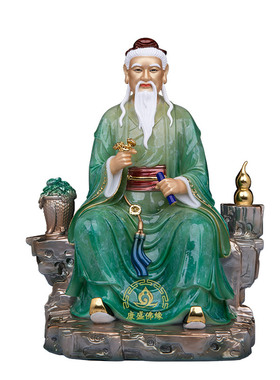 汉白玉药王菩萨神像家用供奉摆件