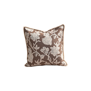 赛波斯中古风抱枕沙发靠垫轻奢高级感刺绣靠枕客厅软装可拆洗腰枕