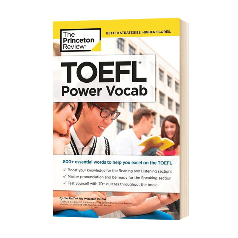 TOEFL Power Vocab Princeton Review普林斯顿评论托福词汇英文原版英语考试词汇书进口书籍