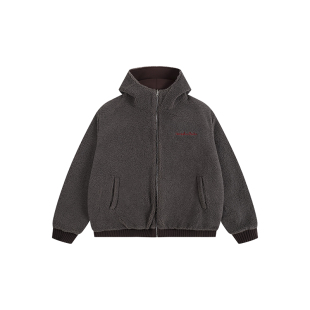 ATRY空气层羊羔绒厚外套男生冬季棉衣美式双面穿夹克羊羔毛棉服女