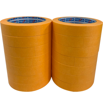 黄色高粘和纸外墙真石漆分格胶带