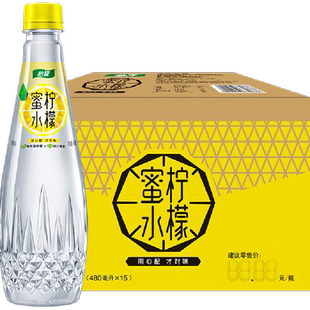 怡宝蜜水柠檬 水果饮料480ml*15瓶 箱装（蜂蜜+柠檬果汁饮料）