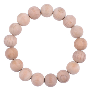 天然野生桃木手串男款高级感素圈雷击木质盘玩念珠佛珠文玩手链女