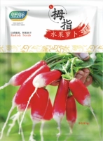 Семена редиса Thumb Fruit, 5 г, оригинальные полоски редиса для завтрака