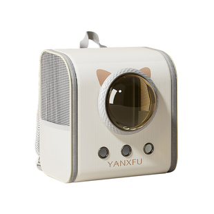 冬季保暖猫包外出便携双肩猫咪背包轻便款太空舱猫书包宠物出行