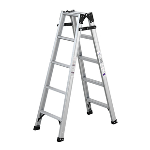 中创梯子 多功能人字梯工程梯铝合金加厚折叠室内家用双侧梯直梯