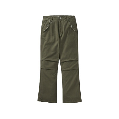 714street微喇水洗散边休闲裤