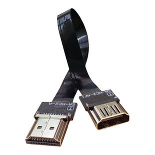 超薄HDMI FPC线直头弯头MINI MicroHDMI线 FFC转接软排线FPV航拍