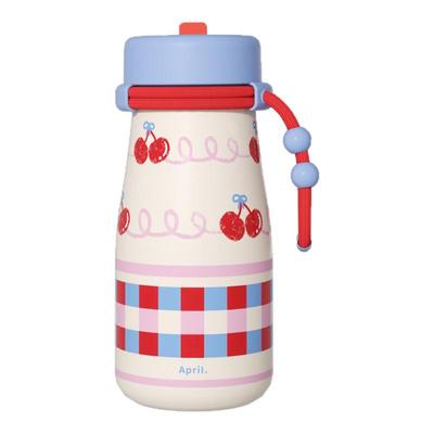 April吸管杯咖啡保温杯大容量