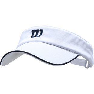 Wilson威尔胜网球空顶帽男女夏季遮阳运动鸭舌帽休闲无顶帽网球帽
