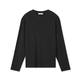 PrettyRiver羊毛T恤男士275G亲肤针织衫高支数混纺长袖休闲上衣