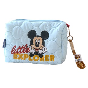 米老鼠正品2025新款棉服云朵包化妆包女包卡通大容量化妆品手拎包