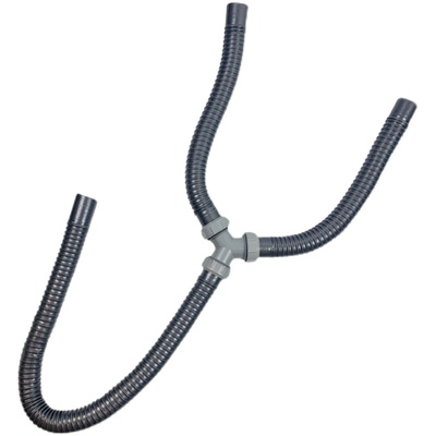 Y型下水道三通管双洗衣池拖把面盆大理石水槽二合一加长y排水软管