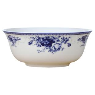 景德镇青花瓷饭碗大号陶瓷6寸面碗家用釉中彩吃面碗中式骨瓷汤碗