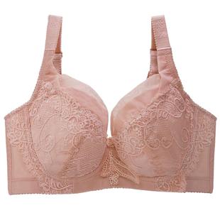 美芬琪正品有钢圈大码超薄无海棉文胸847夏季全罩杯收副乳c杯内衣