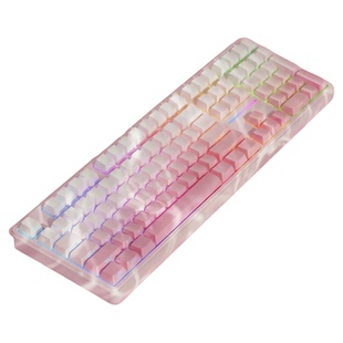 前行者V108无线蓝牙键盘鼠标套装机械手感女生办公静音电脑高颜值