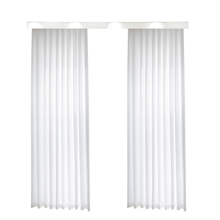 扶风纱窗帘纱帘透光不透人法式客厅阳台卧室2025新款亚麻加厚白纱