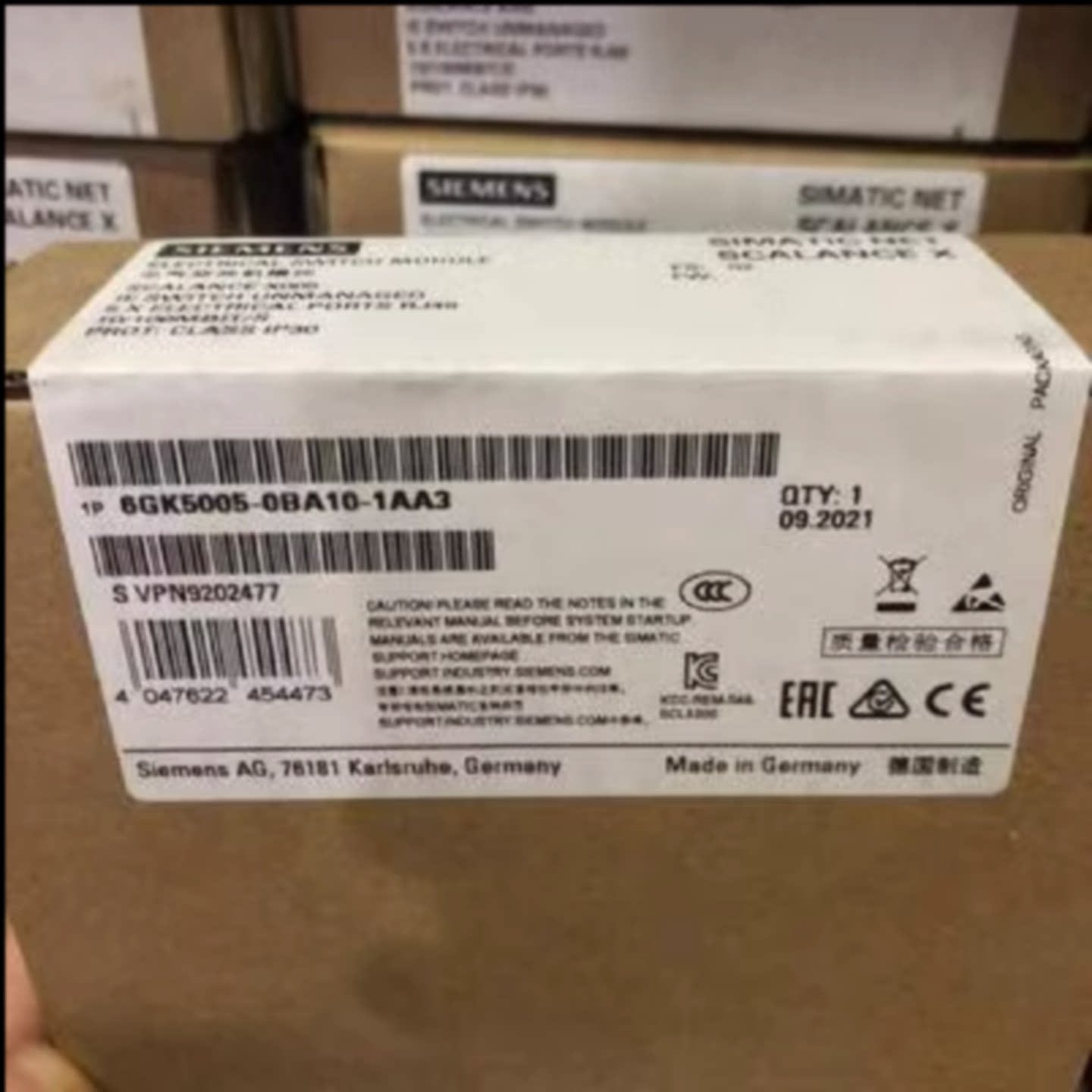 议价6GK5005-0BA10-1AA3西门子口交换机RJ45端口6GK50050BA101AA3