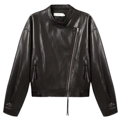 西町村屋机车感外套女装2025秋季新款短款潮流短款皮衣XXAC10003