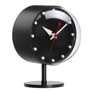 Night Desk Clock黄铜黑色桌面台钟 尼尔森挂钟时钟创意艺术摆件