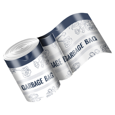 RDE/利得抽绳垃圾袋家用手提式免撕加厚加大号厨房办公室塑料袋