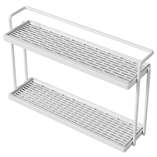 杯架子置物架双层沥水收纳架茶具玻璃杯架带托盘一体桌面咖啡杯架