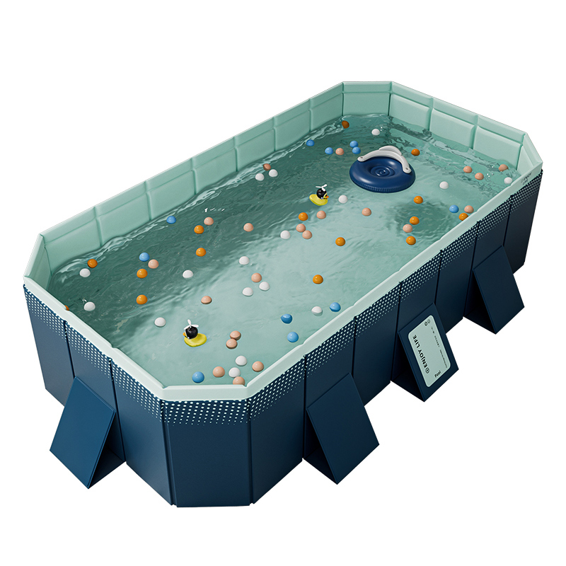 大型支架游泳池家用儿童移动泳池成人户外折叠水上乐园免充气水池