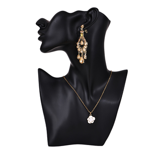 树脂人像项链展示架半身模特脖子架耳环饰品架珠宝橱窗展示道具