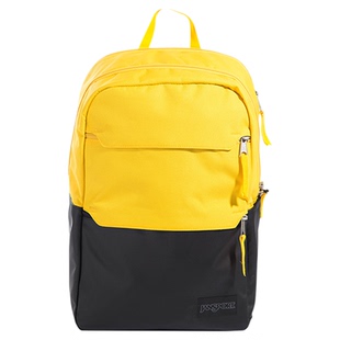 JanSport旗舰店拼接黑黄上午男女大学生书包休闲通勤电脑背包