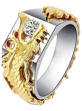 男士龙纹戒指奢华大气款