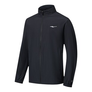 鸿星尔克外套男款2026春季新款男士户外运动三防立领夹克风衣男装