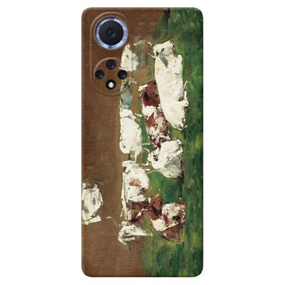 年年都牛适用华为nova10手机壳12/11ultra油画9文艺8se活力版7pro复古6简约5z女款4e软3i 2splus