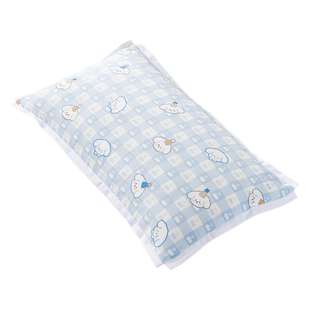 全棉双层纱儿童枕头套一对婴幼儿纯棉枕套30x50cm卡通幼儿园专用