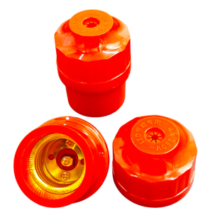 悬吊式螺口E27吊灯头螺纹螺丝红色灯笼灯口新年喜庆红灯头红灯泡