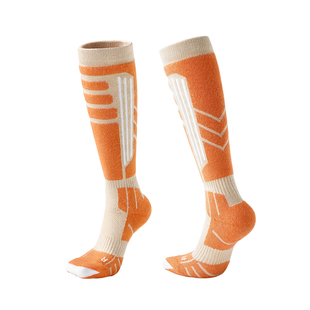 佑美美利奴羊毛滑雪袜女男雪山加厚专业压力速干专用长筒滑雪袜子