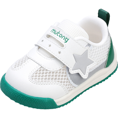 牧童婴儿透气软底学步鞋