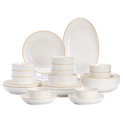 描金釉下彩2025年高颜值餐具套组