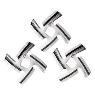 奥克斯家用绞肉机配件搭配三通绞肉杆托盘螺母垫片名健孔板刀片