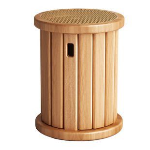 日本实木堆叠凳子家用可叠放的加厚耐用高圆凳叠叠乐餐桌椅子板凳