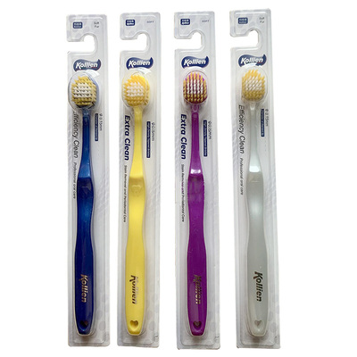 宽幅大头软毛牙刷独立包装