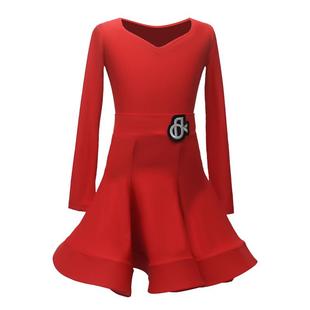 梵蒂恺2025少儿拉丁舞规定比赛舞服女童专业新款国际标准赛服舞裙