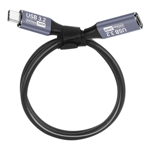 Typec公对母延长线USB3.2 Gen2 x2全功能数据线拓展坞充电加长线适用耳机手机电脑switch笔记本显示器连接线
